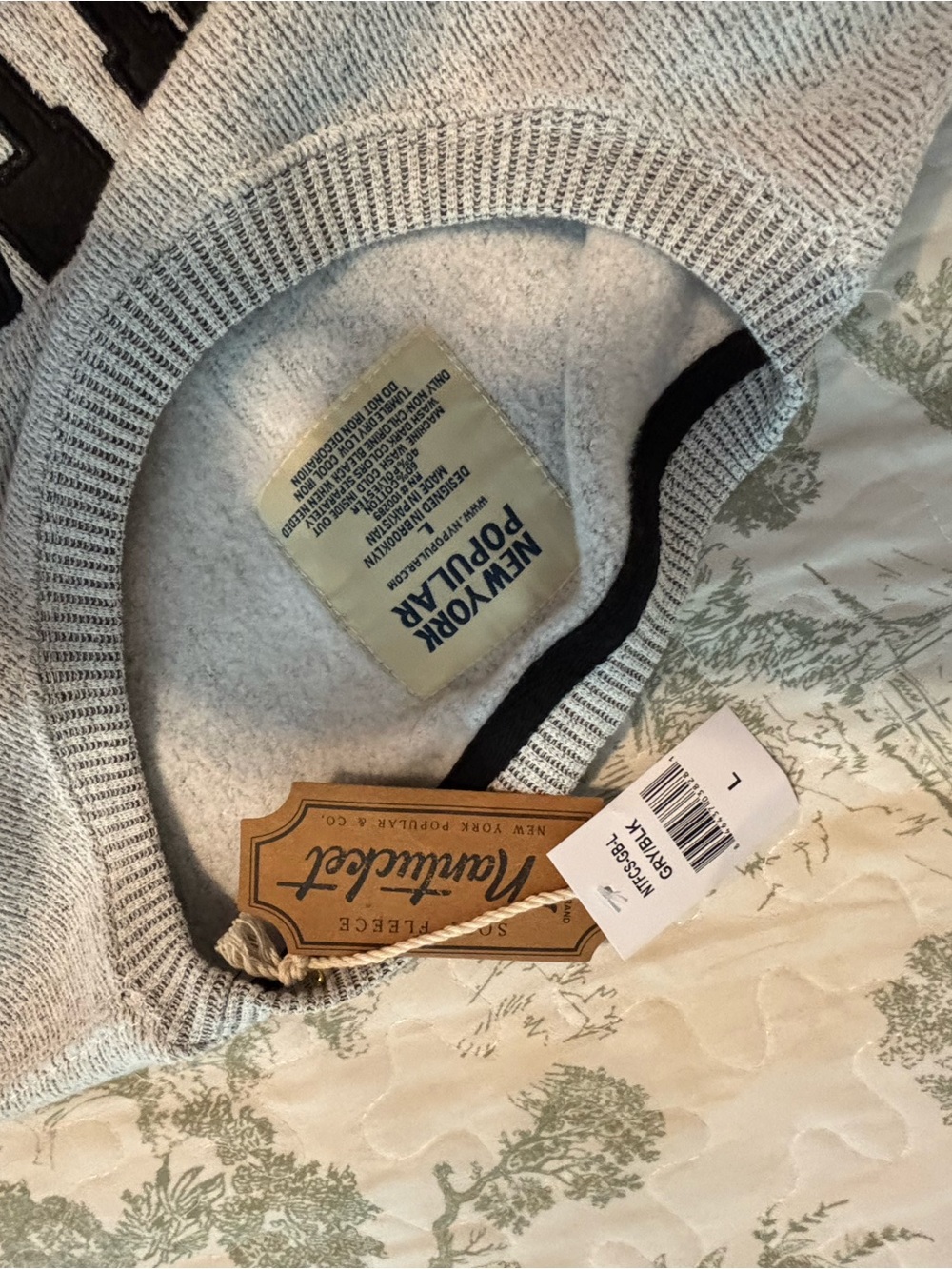 NWT New York Popular sz Large Charleston Graphic Crewneck Nantucket Soft Fleece - Picture 6 of 13